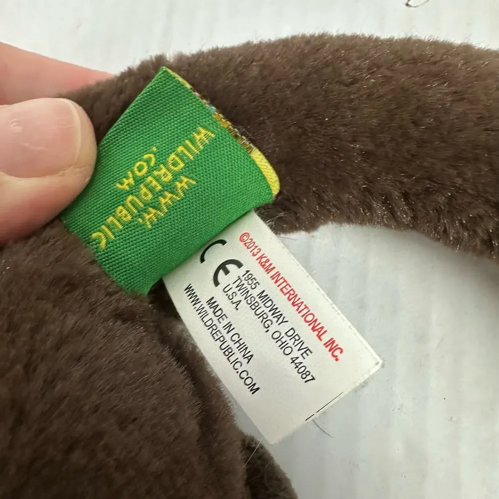 Wild Republic River Otter Plush Stuffed Animal Brown Realistic K & M 10